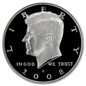 Buy 2008-S Kennedy Half Dollar Gem Proof