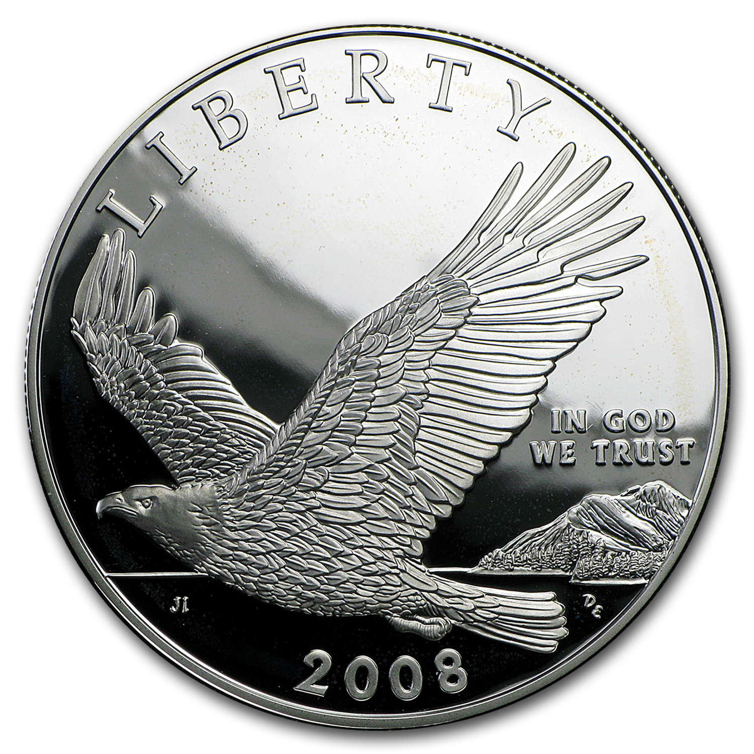 Buy 2008-P Bald Eagle $1 Silver Commem Proof (w/Box & COA)