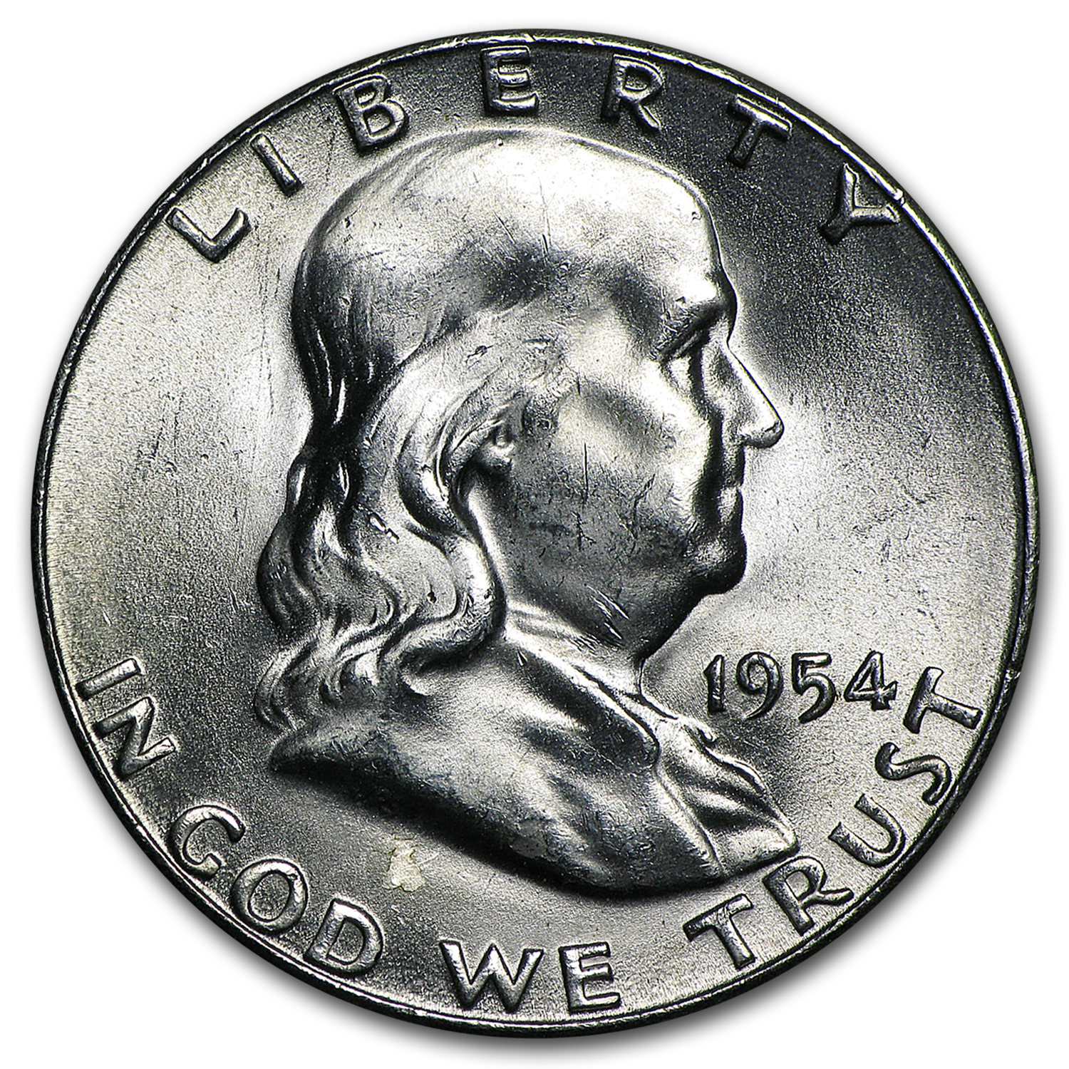 Buy 1954-S Franklin Half Dollar BU