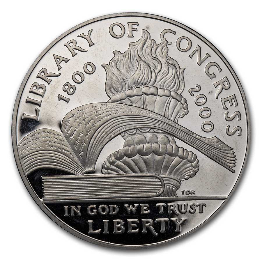 Buy 2000-P Library of Congress $1 Silver Commem Proof (Capsule Only)