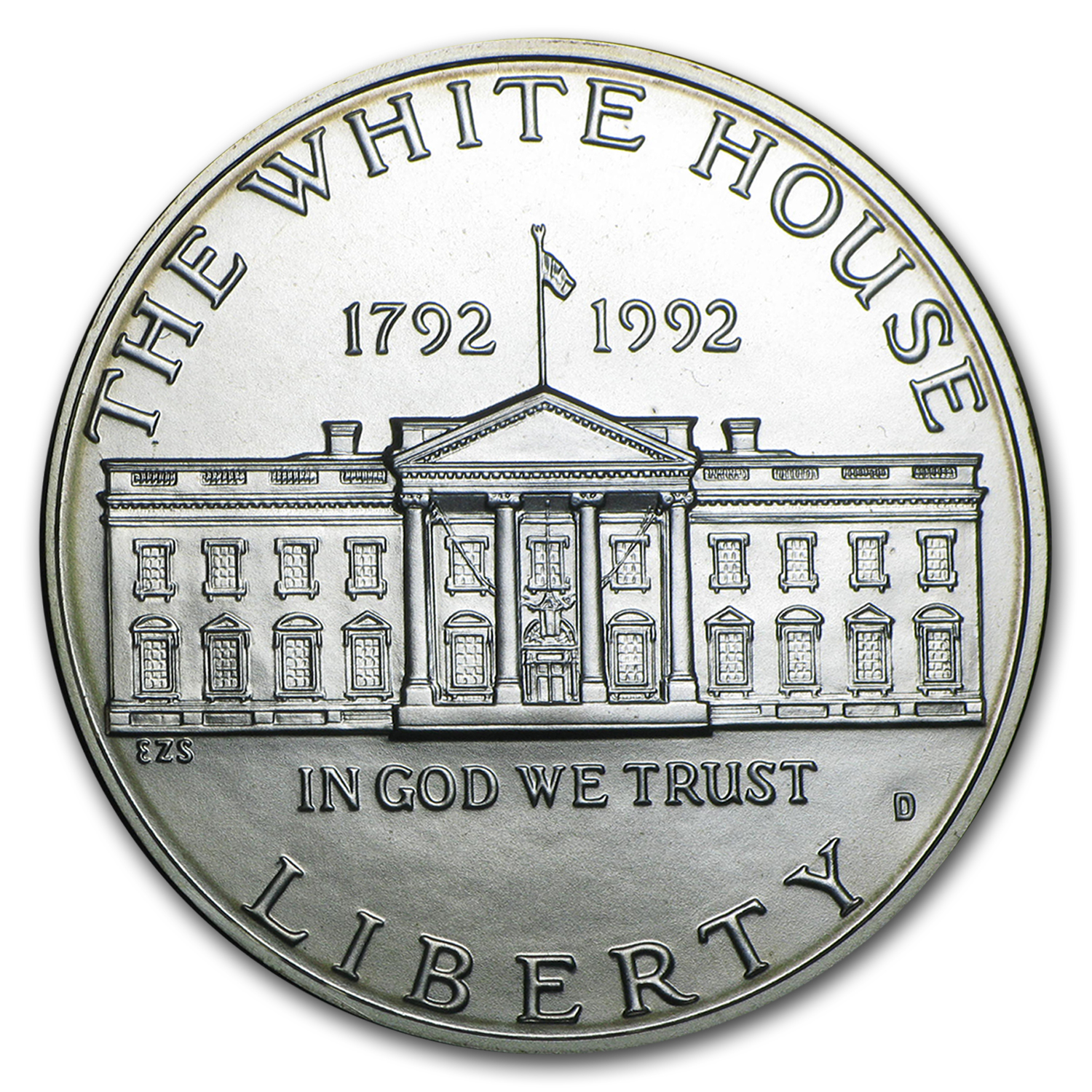 Buy 1992-D White House $1 Silver Commem BU (Capsule only)