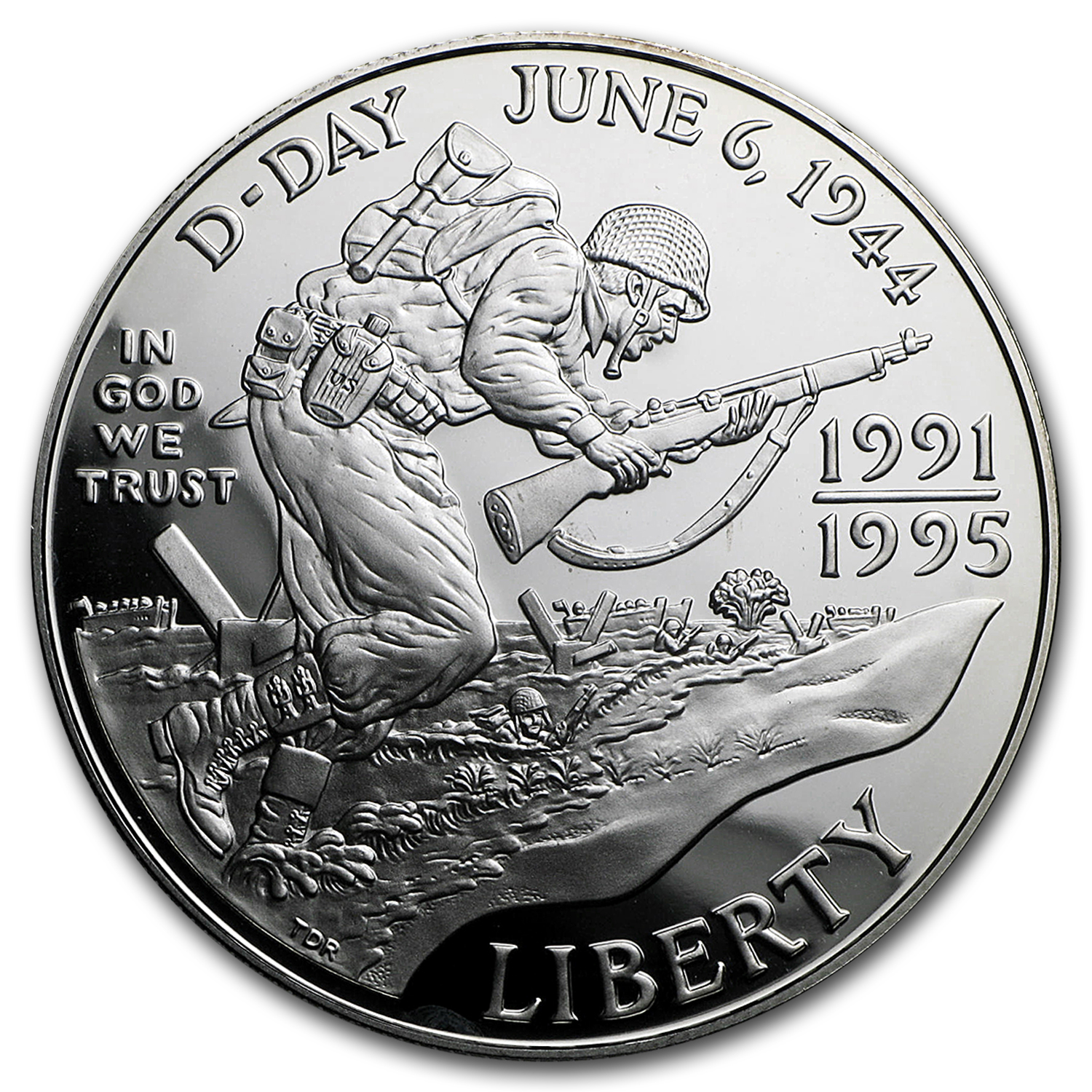 Buy 1993-W World War II $1 Silver Commem Proof (Capsule only)