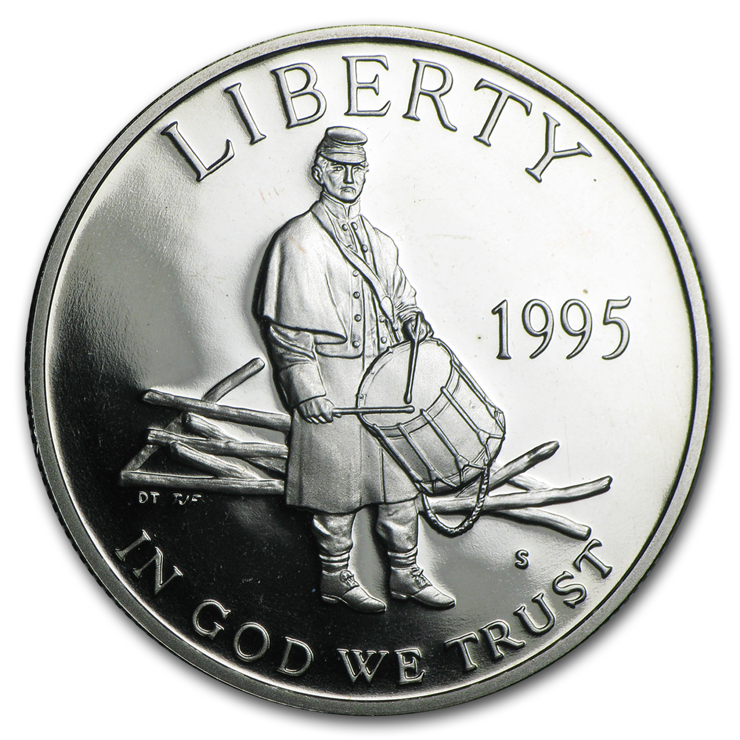 Buy 1995-S Civil War 1/2 Dollar Clad Commem Proof (Capsule Only)