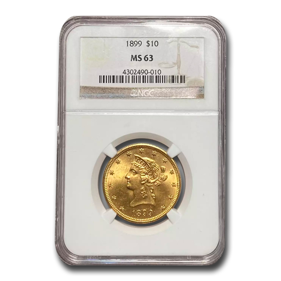Buy 1899 $10 Liberty Gold Eagle MS-63 NGC - Click Image to Close