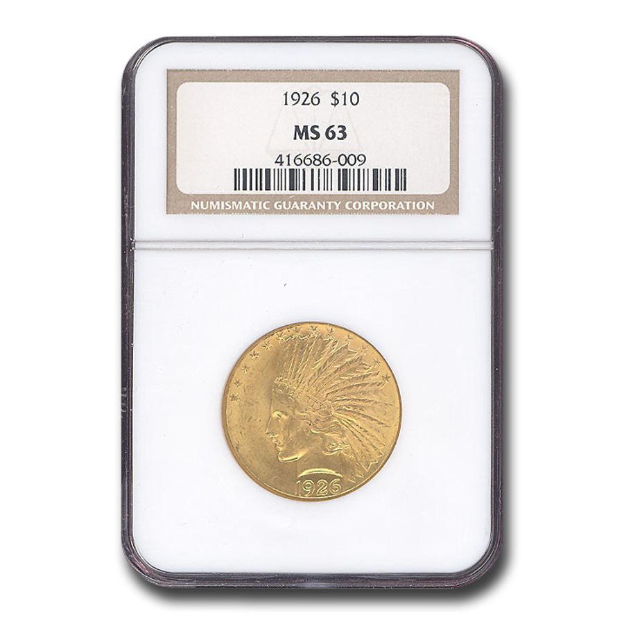 Buy 1926 $10 Indian Gold Eagle MS-63 NGC