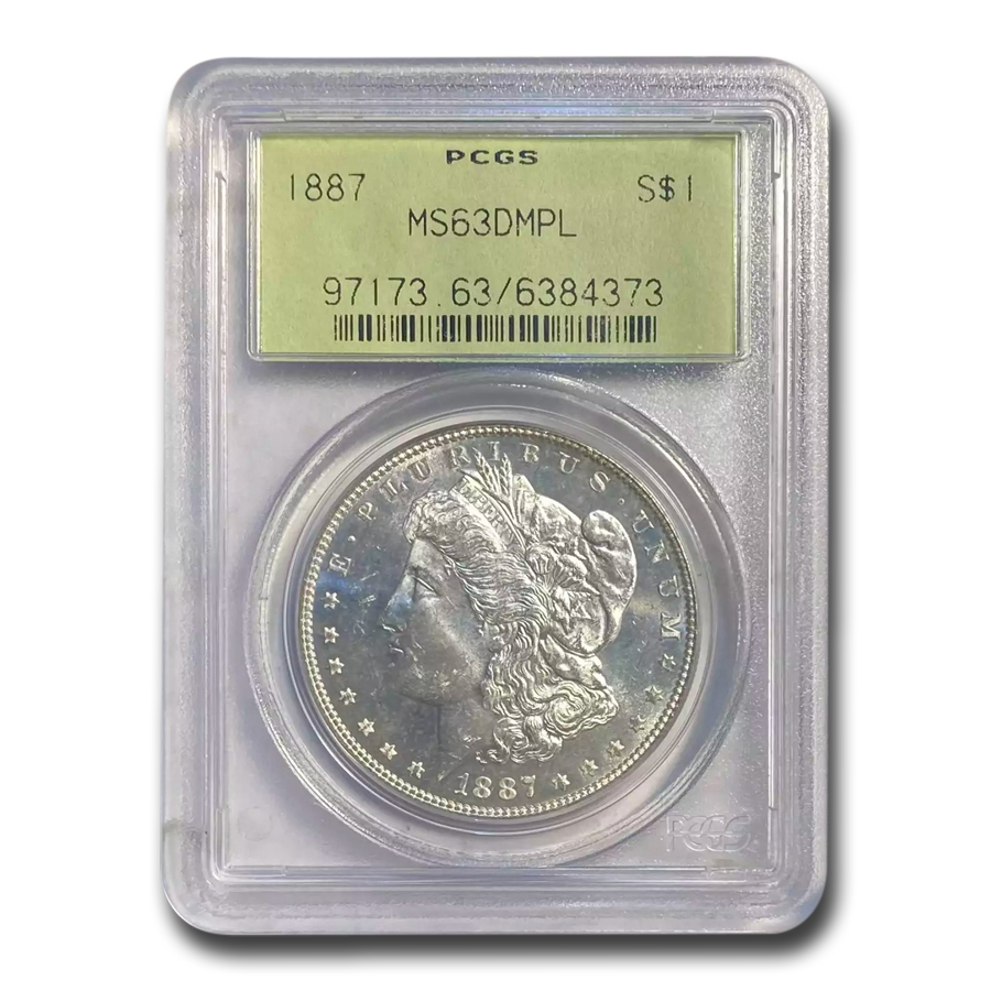 Buy 1887 Morgan Dollar MS-63 DMPL PCGS