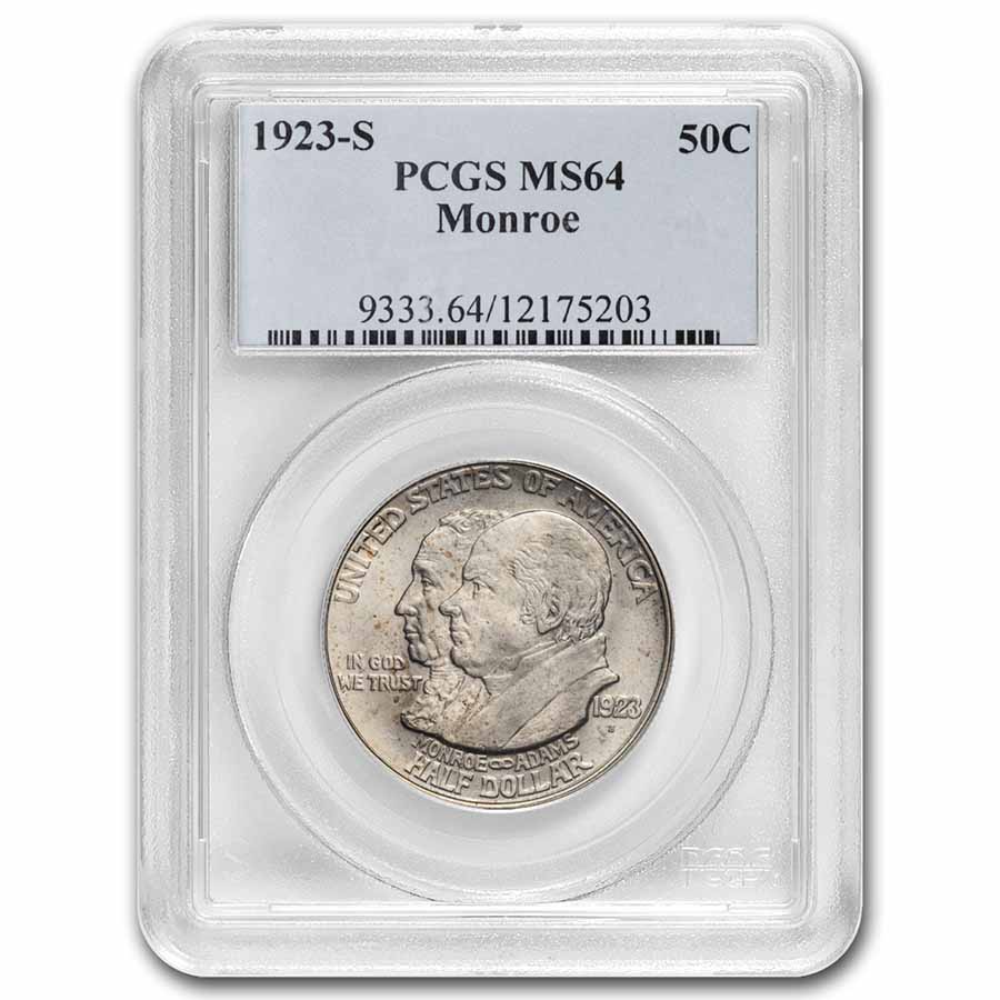 Buy 1923-S Monroe Doctrine Commemorative Half Dollar MS-64 PCGS - Click Image to Close