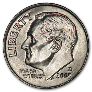 Buy 2005-D Roosevelt Dime BU