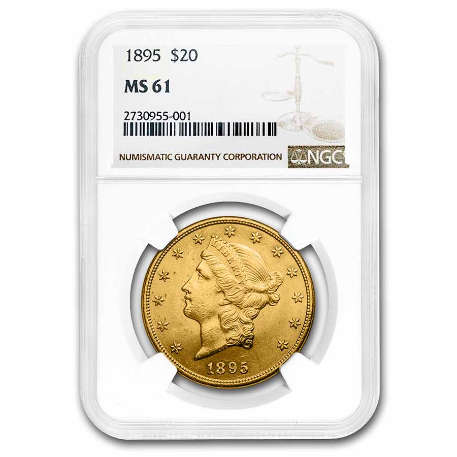 Buy 1895 $20 Liberty Gold Double Eagle MS-61 NGC