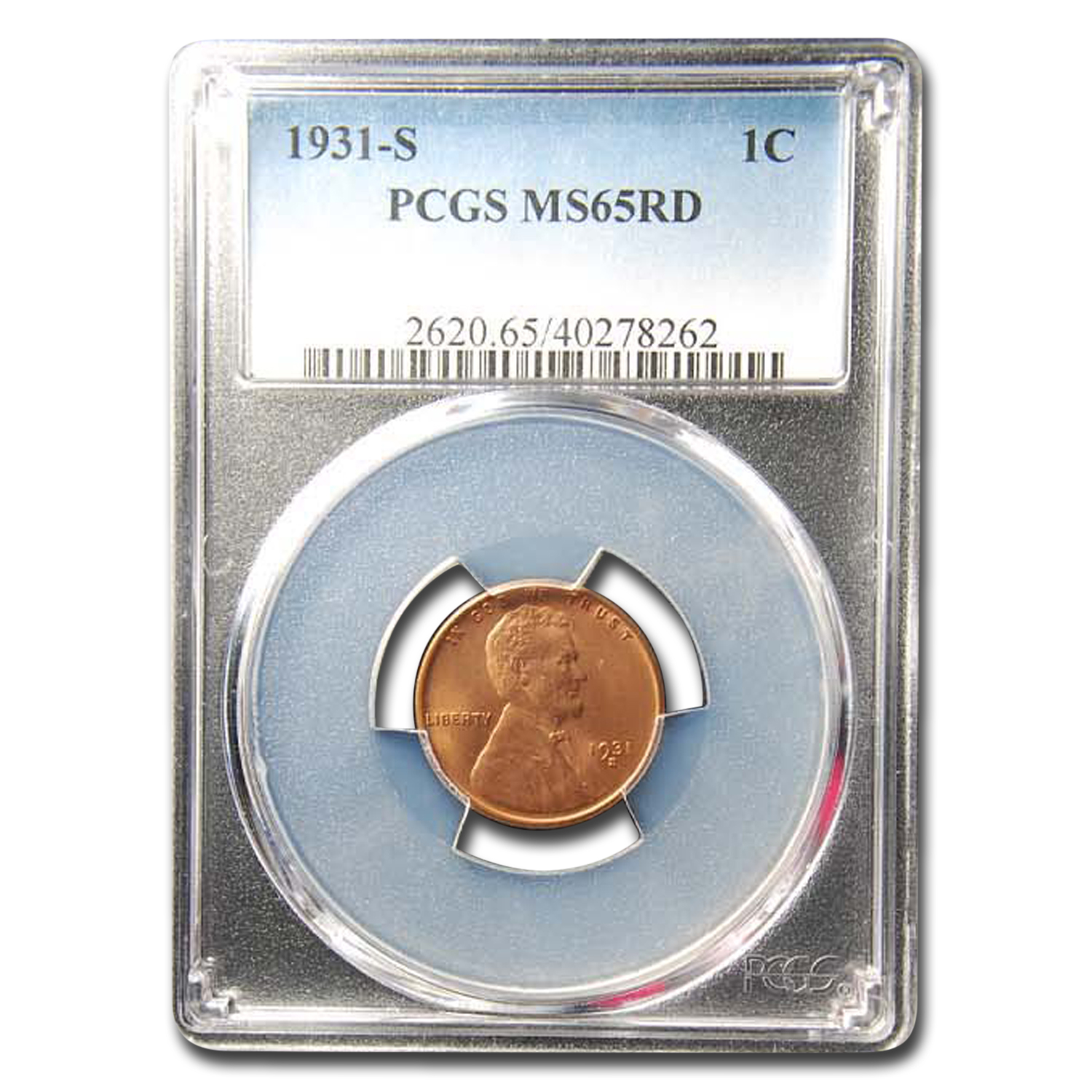 Buy MS-65 PCGS 1931-S Lincoln Cent Red
