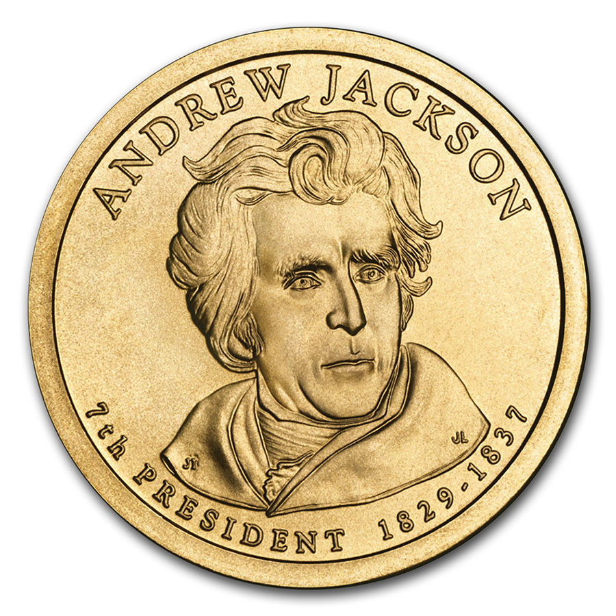 Buy 2008-P Andrew Jackson Presidential Dollar BU