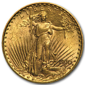 Buy 1910 $20 Saint-Gaudens Gold Double Eagle AU