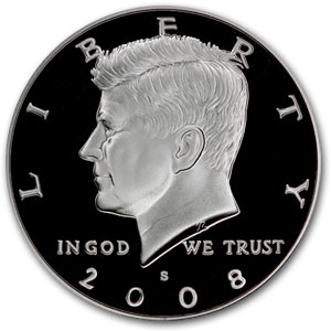 Buy 2008-S Silver Kennedy Half Dollar Gem Proof