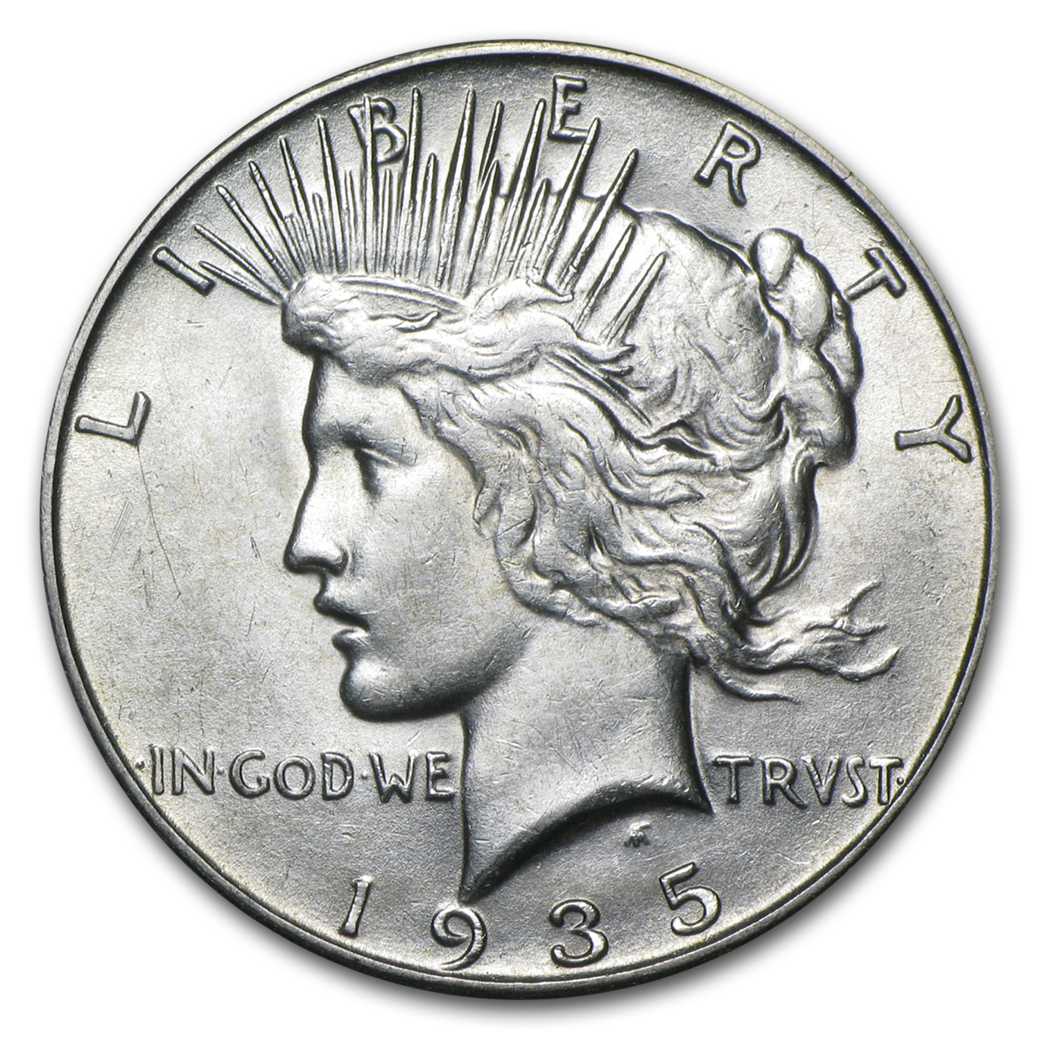 Buy 1935-S Peace Dollar AU - Click Image to Close