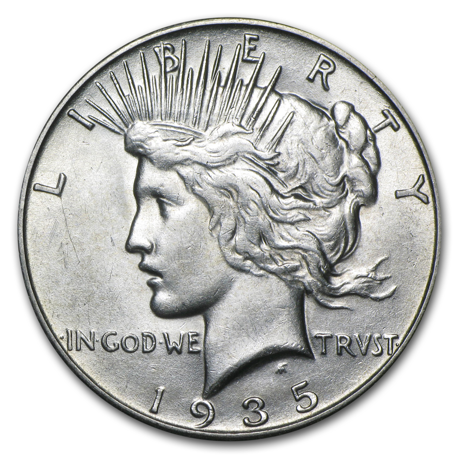 Buy 1935-S Peace Dollar AU