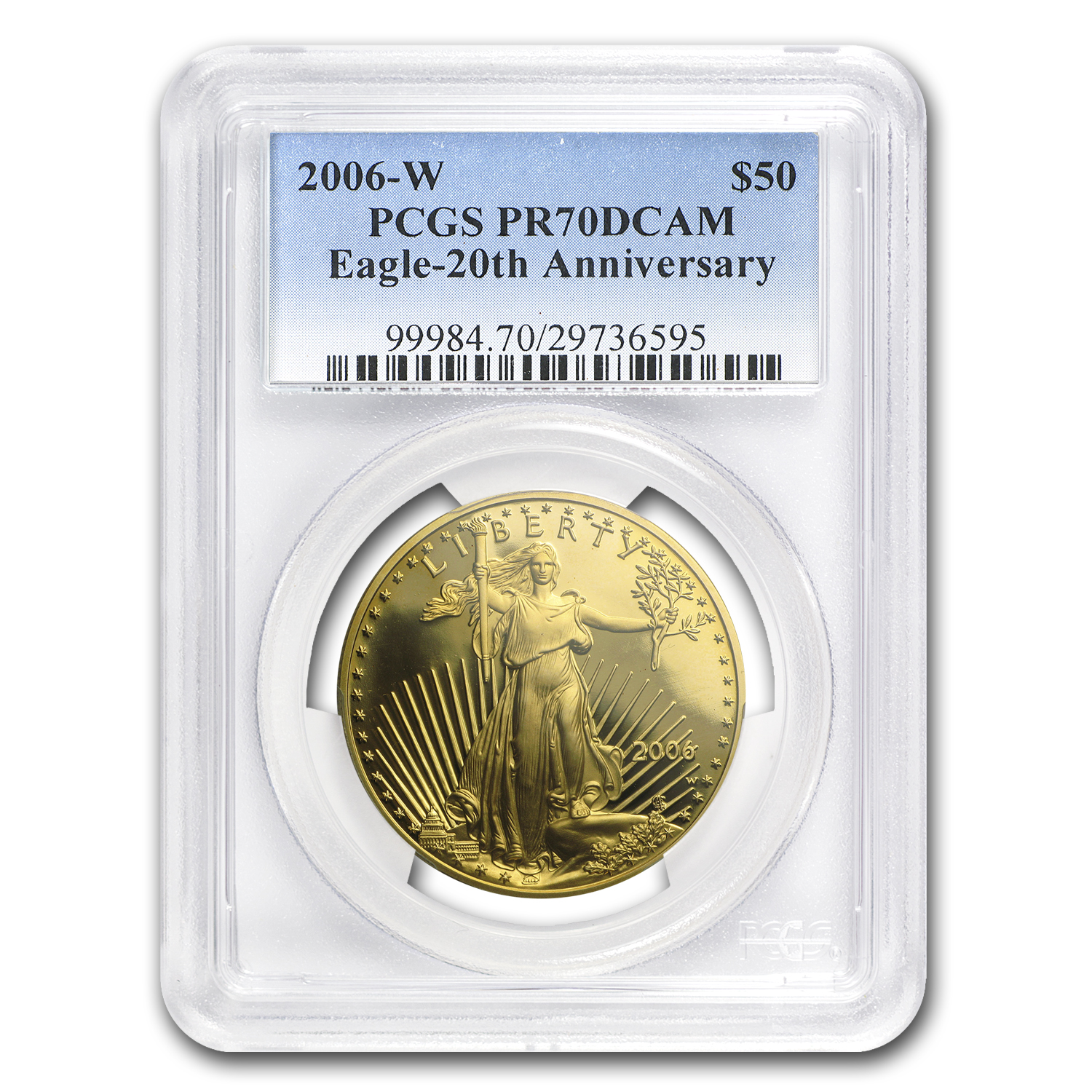 Buy 2006-W 1 oz Proof American Gold Eagle PR-70 DCAM PCGS