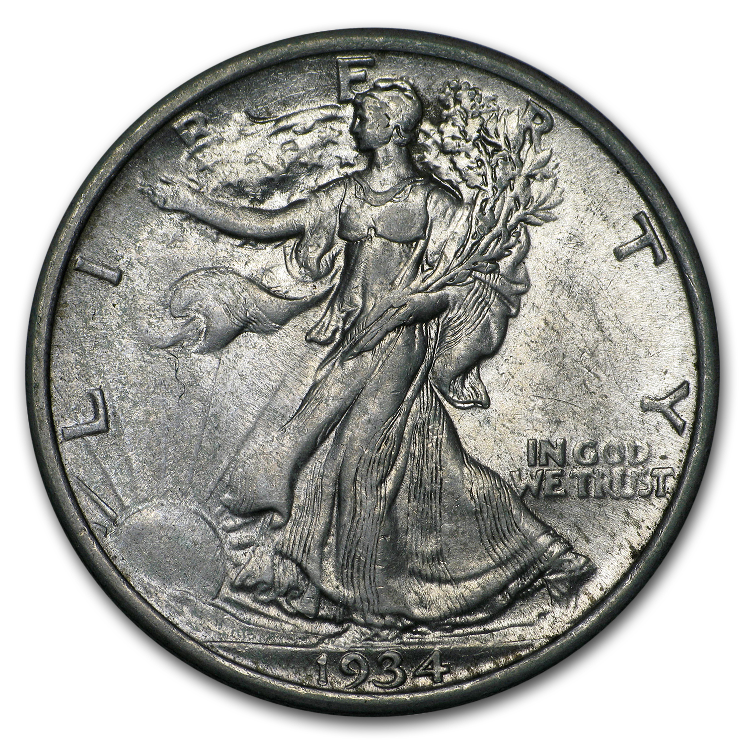 Buy 1934 Walking Liberty Half Dollar AU