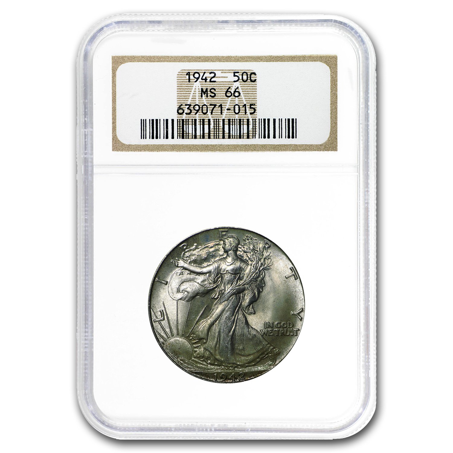 Buy 1942 Walking Liberty Half Dollar MS-66 NGC