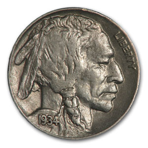 Buy 1934 Buffalo Nickel AU
