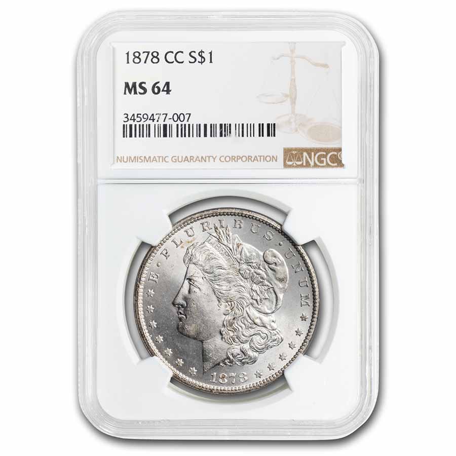 Buy 1878-CC Morgan Dollar MS-64 NGC