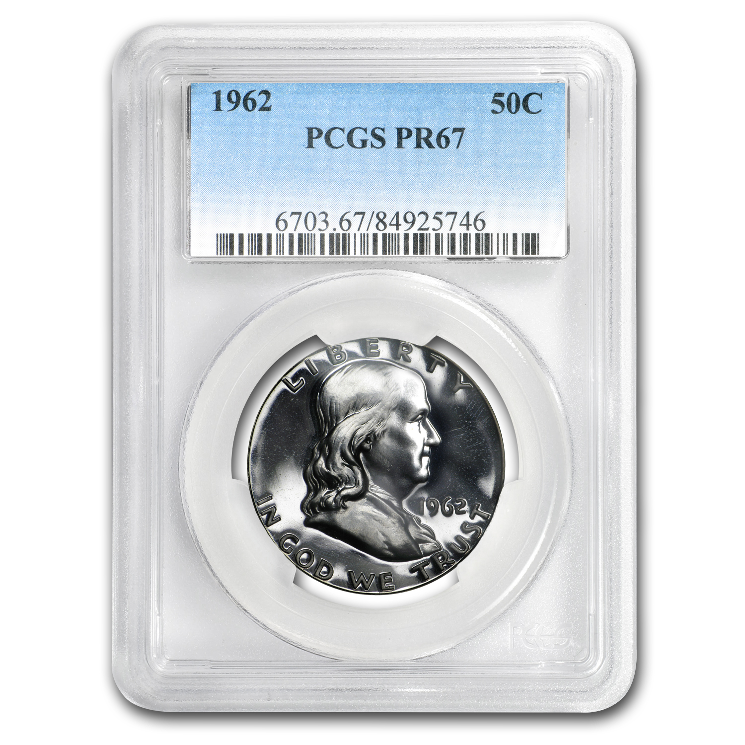 Buy 1962 Franklin Half Dollar PR-67 PCGS