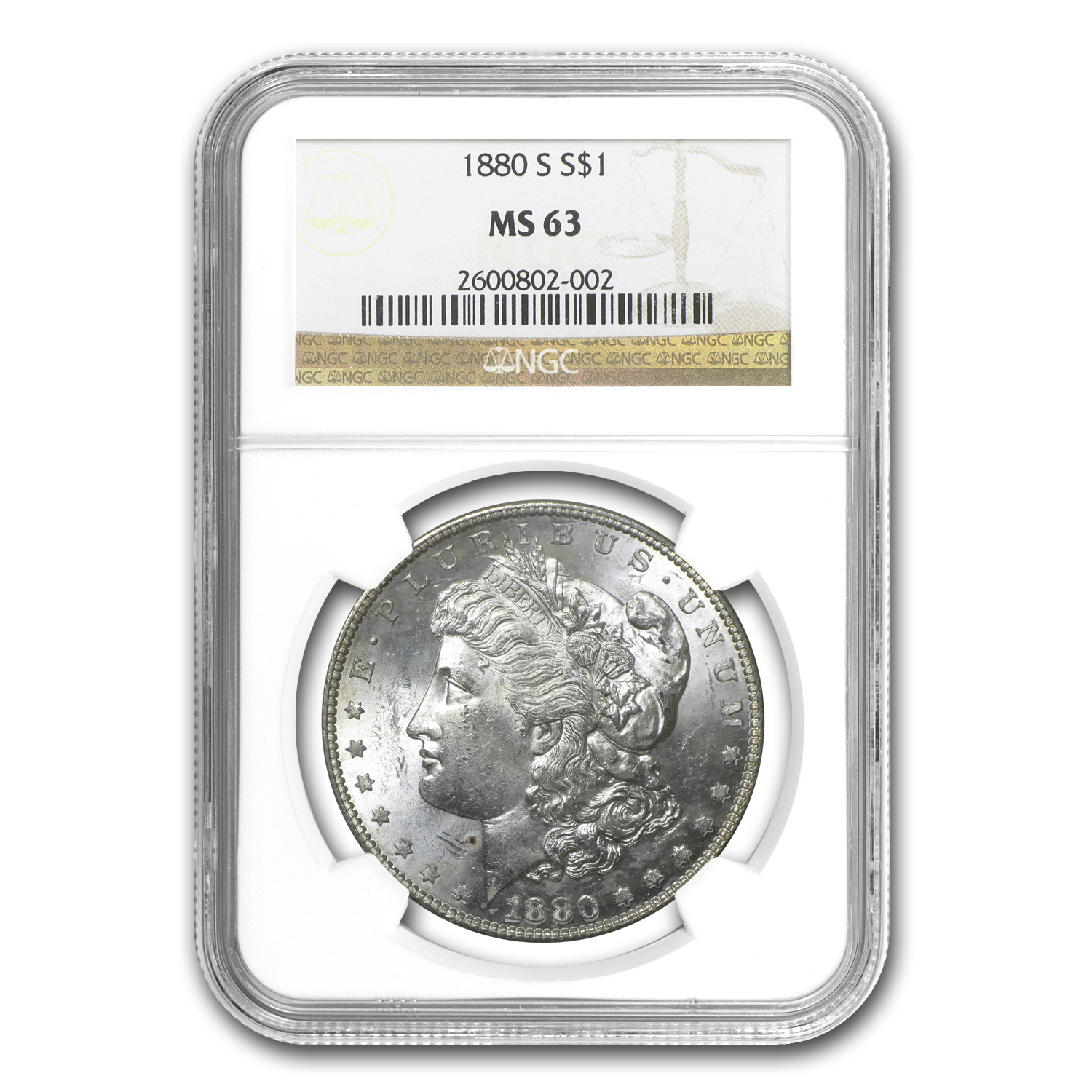 Buy 1880-S Morgan Dollar MS-63 NGC