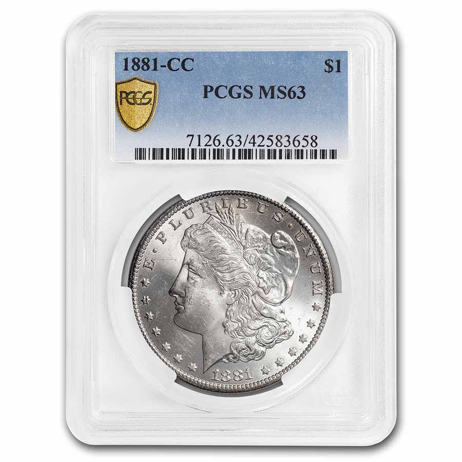 Buy 1881-CC Morgan Dollar MS-63 PCGS