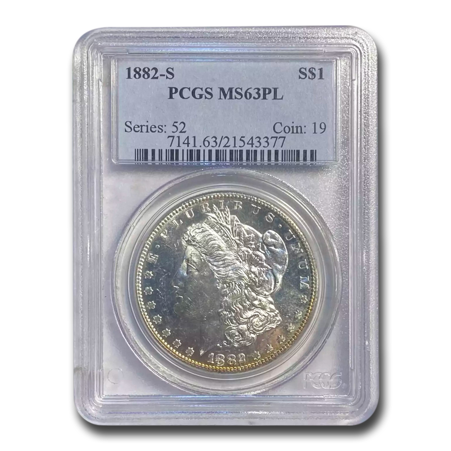 Buy 1882-S Morgan Dollar MS-63 PL Proof Like PCGS