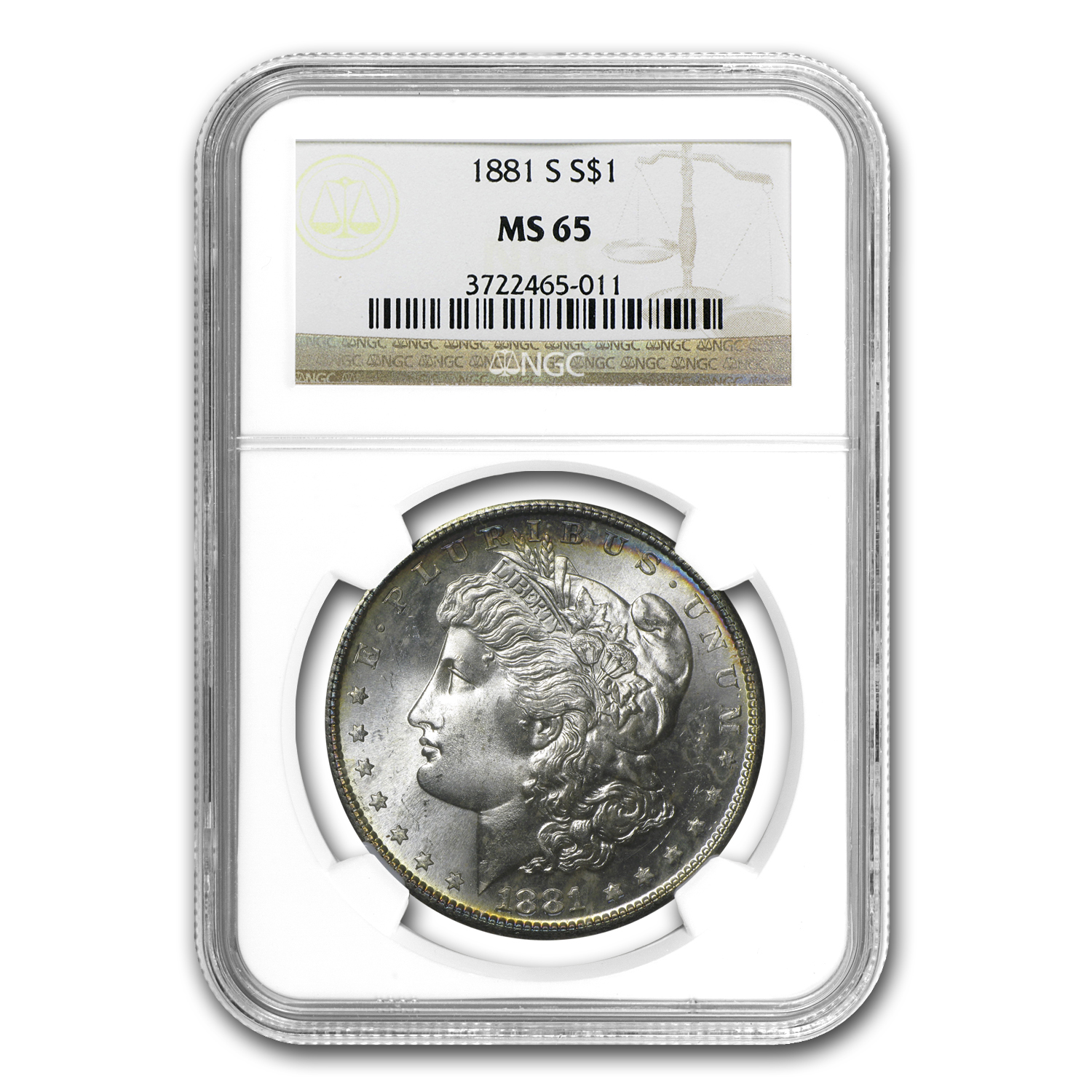 Buy 1881-S Morgan Dollar MS-65 NGC Certified