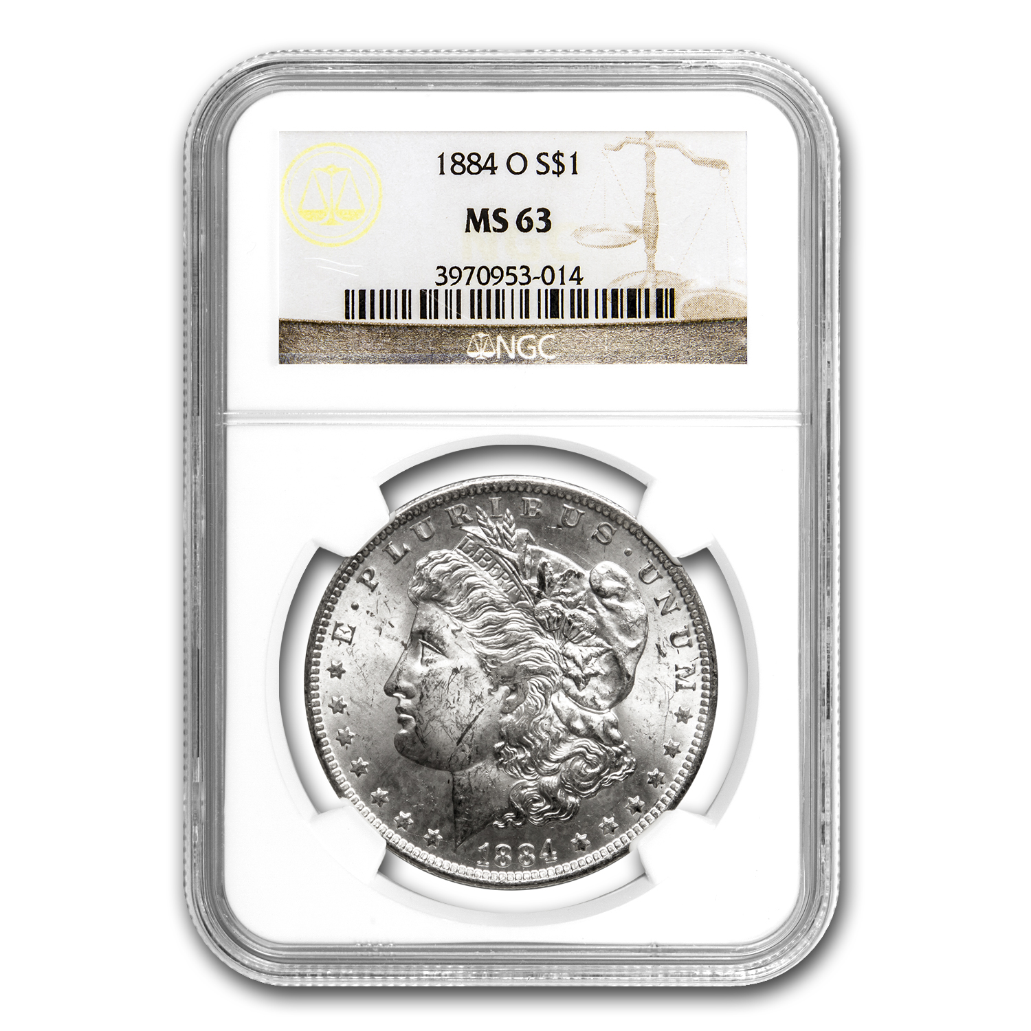 Buy 1884-O Morgan Dollar MS-63 NGC - Click Image to Close