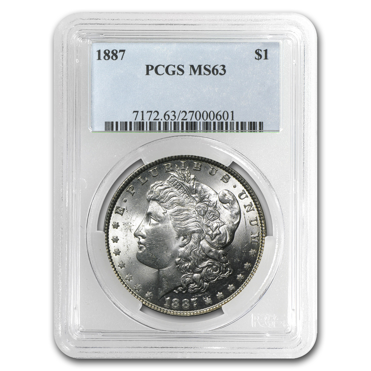 Buy 1887 Morgan Dollar MS-63 PCGS