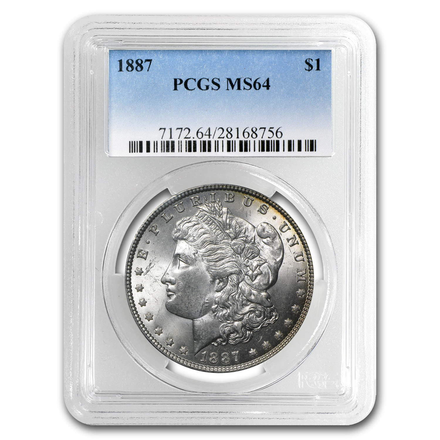 Buy 1887 Morgan Dollar MS-64 PCGS