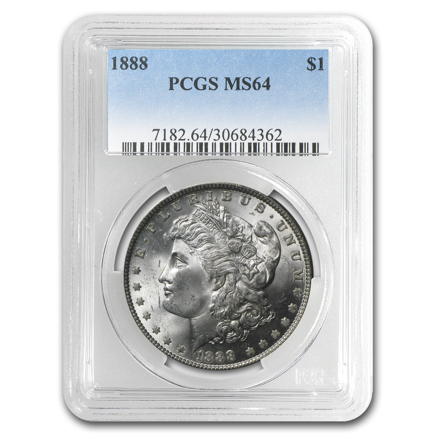 Buy 1888 Morgan Dollar Mint State-64 PCGS - Click Image to Close
