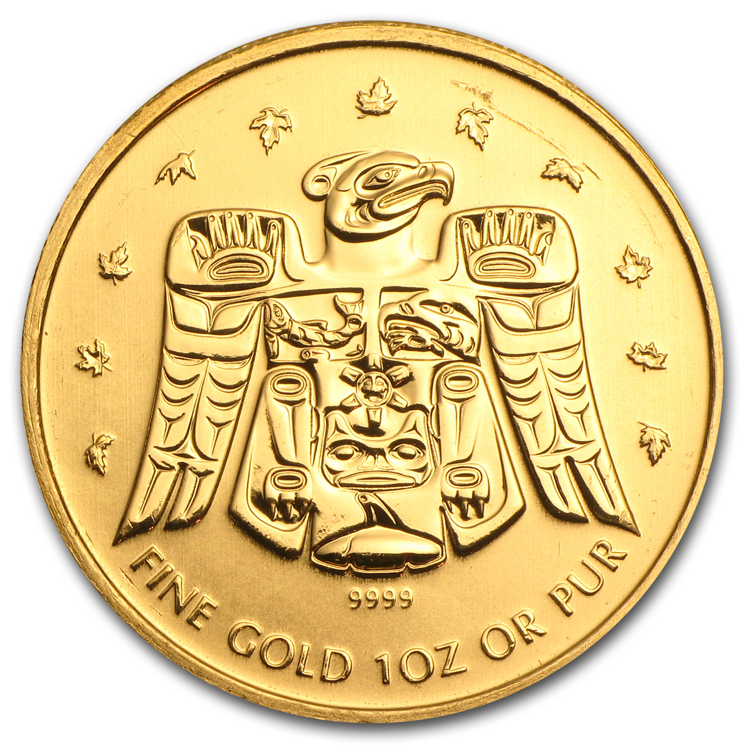 Buy 2009 Canada 1 oz Gold Maple BU (Vancouver Olympics, T'bird)