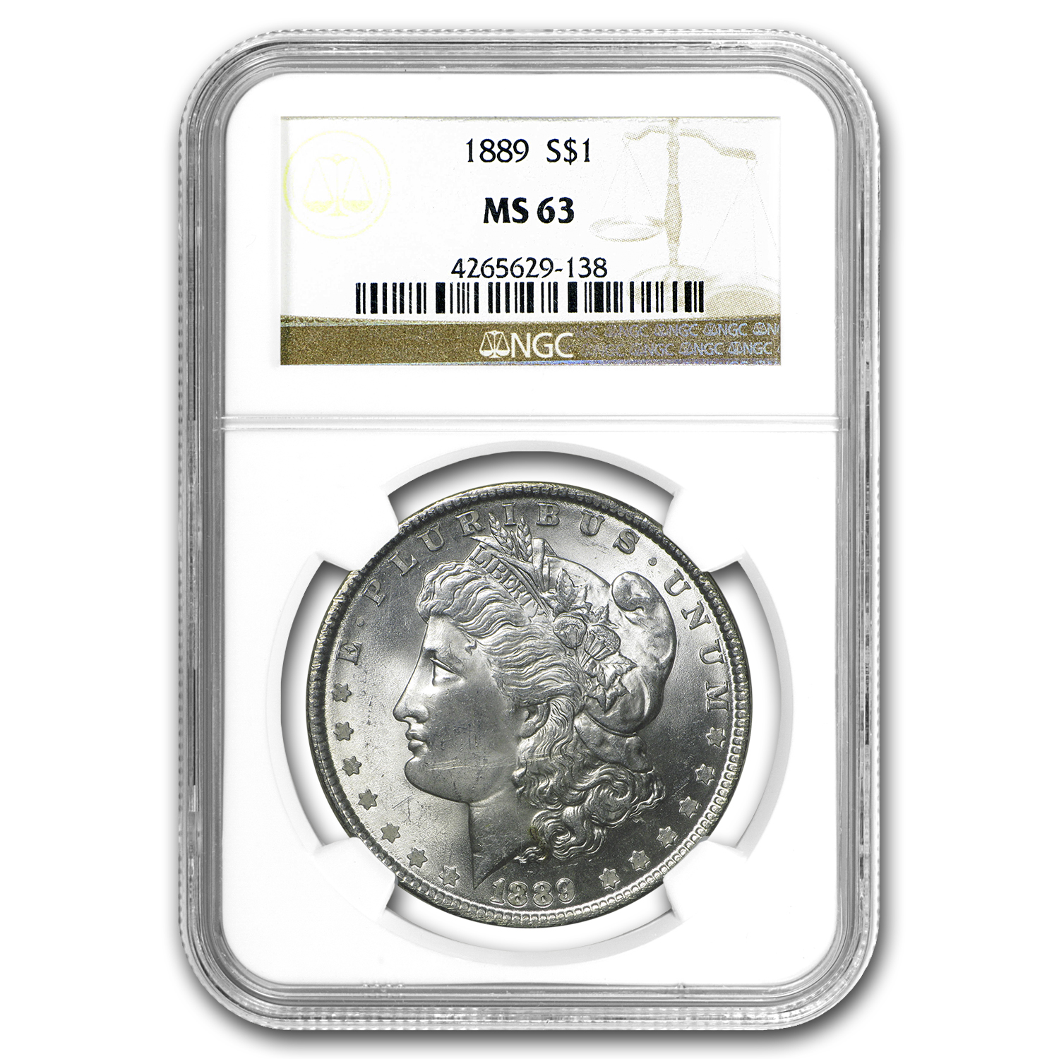 Buy 1889 Morgan Dollar MS-63 NGC
