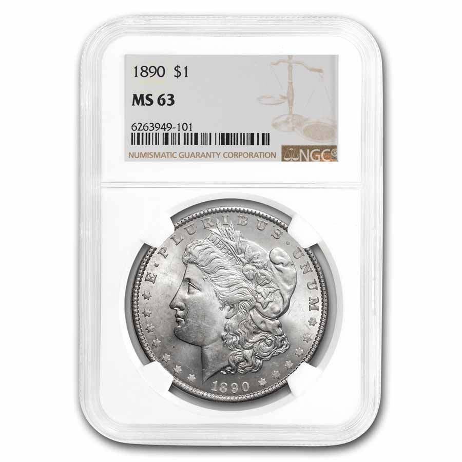 Buy 1890 Morgan Dollar MS-63 NGC