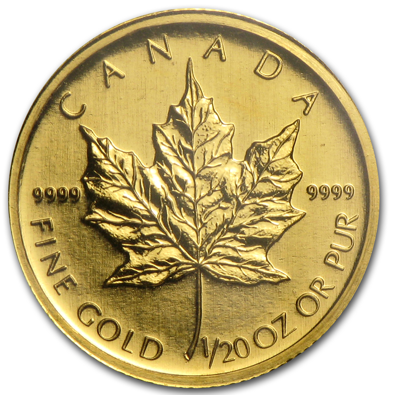 Buy 2009 Canada 1/20 oz Gold Maple Leaf BU - Click Image to Close