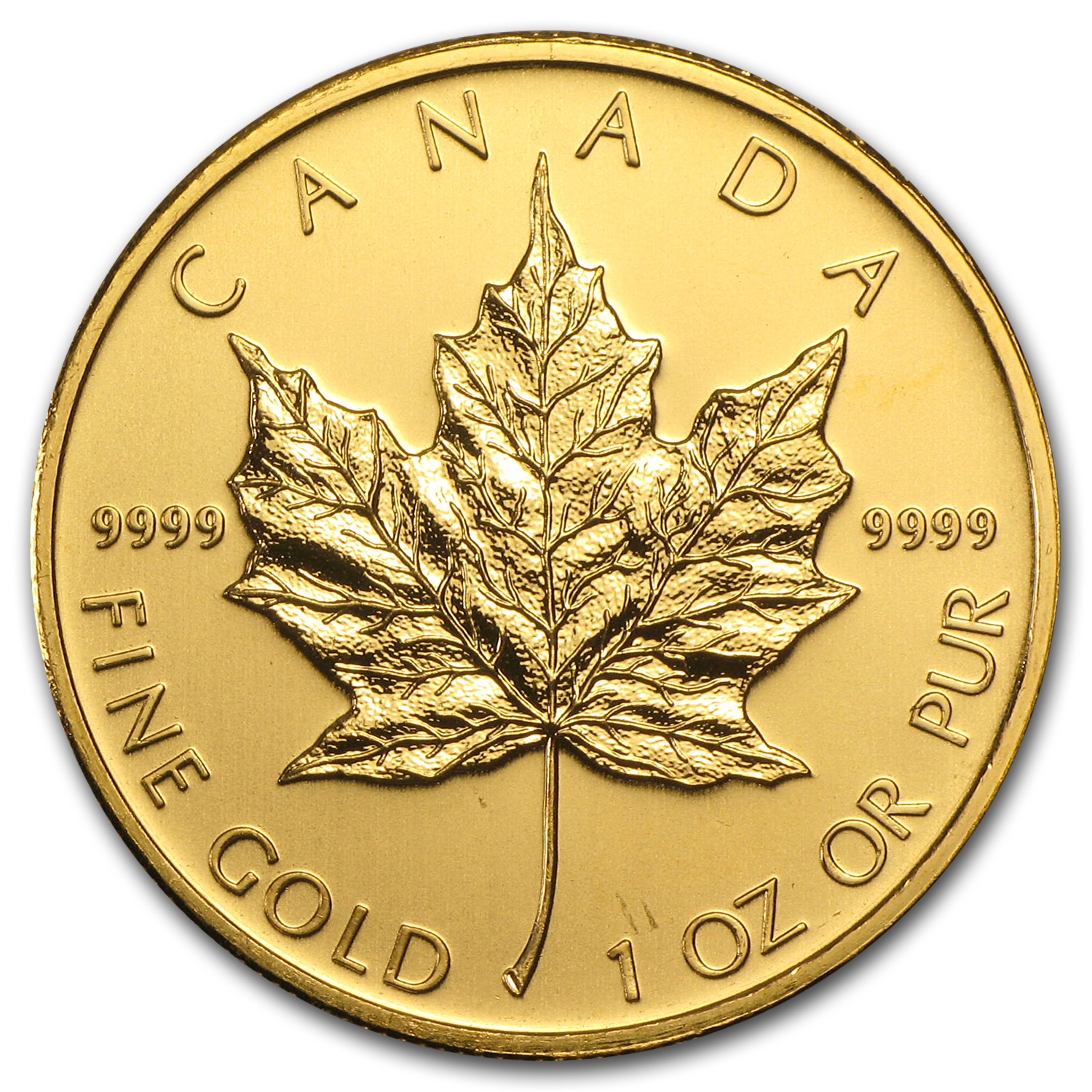 Buy 2009 Canada 1 oz Gold Maple Leaf BU