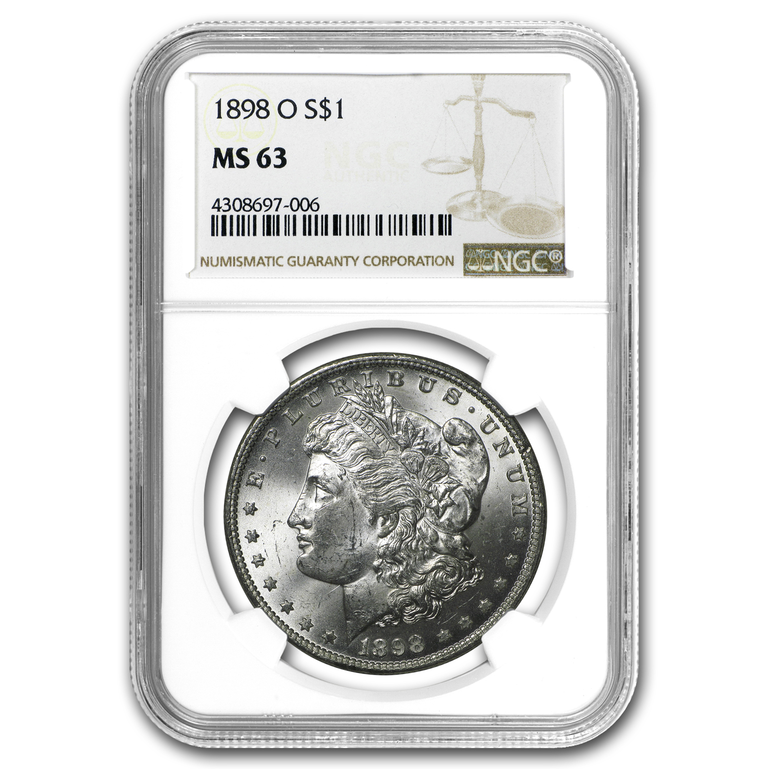 Buy 1898-O Morgan Dollar MS-63 NGC - Click Image to Close