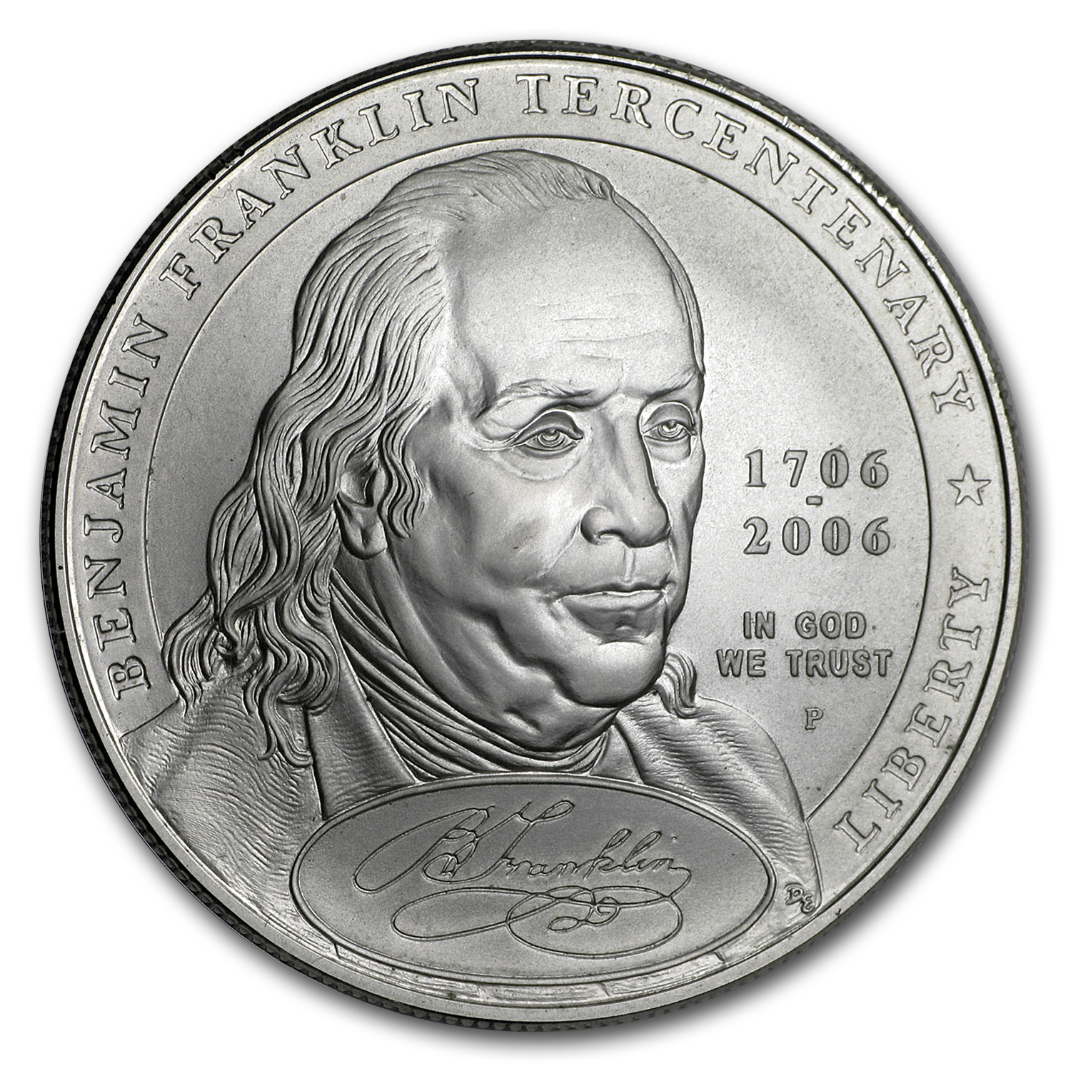 Buy 2006-P Ben Franklin Founding Father $1 Silver Commem BU (Capsule)