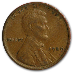 Buy 1929 Lincoln Cent AU