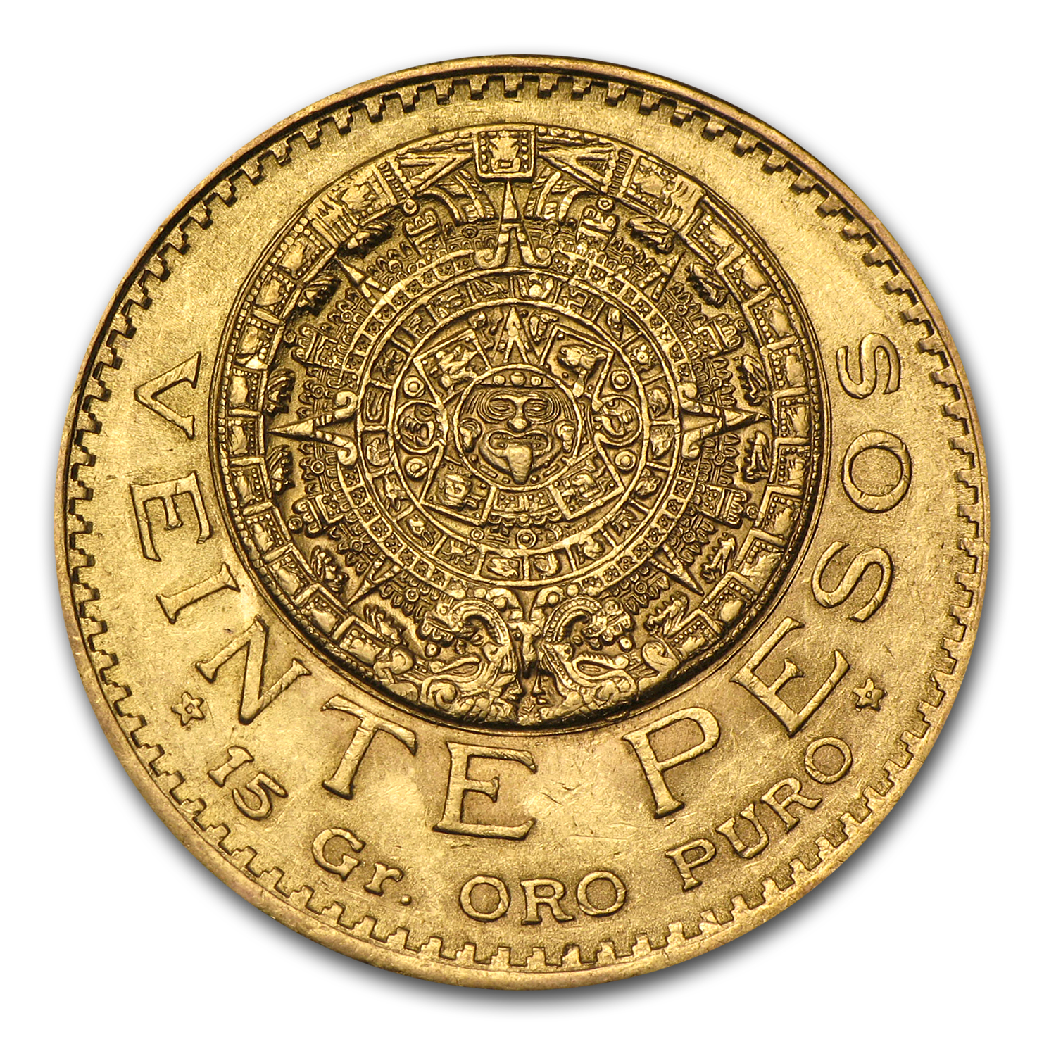 Buy 1921 Mexico Gold 20 Pesos AU