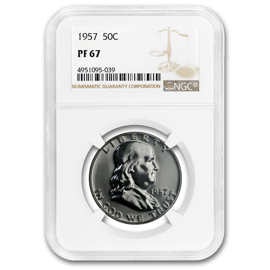 Buy 1957 Franklin Half Dollar PF-67 NGC