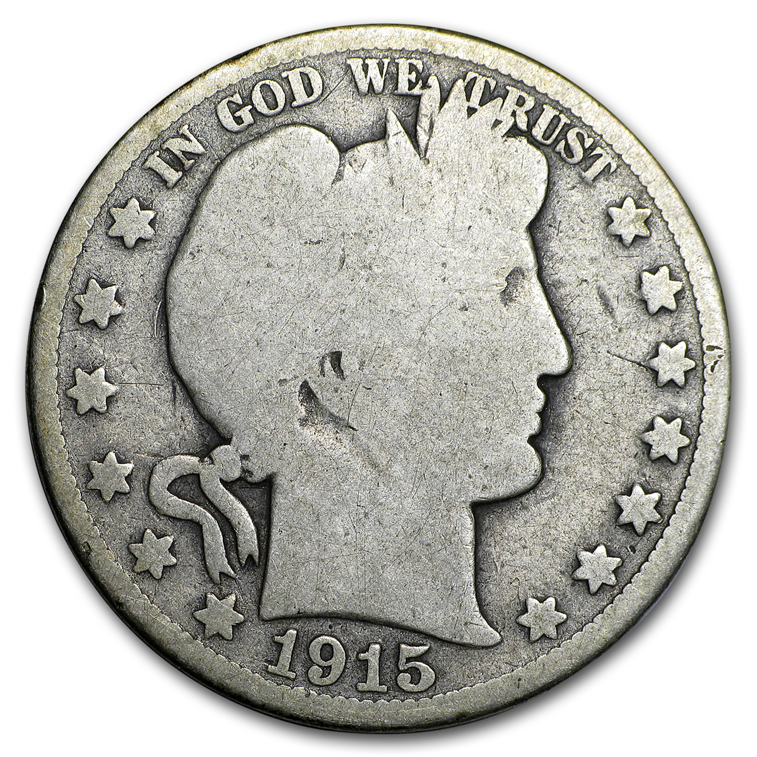 Buy 1915 Barber Half Dollar Good