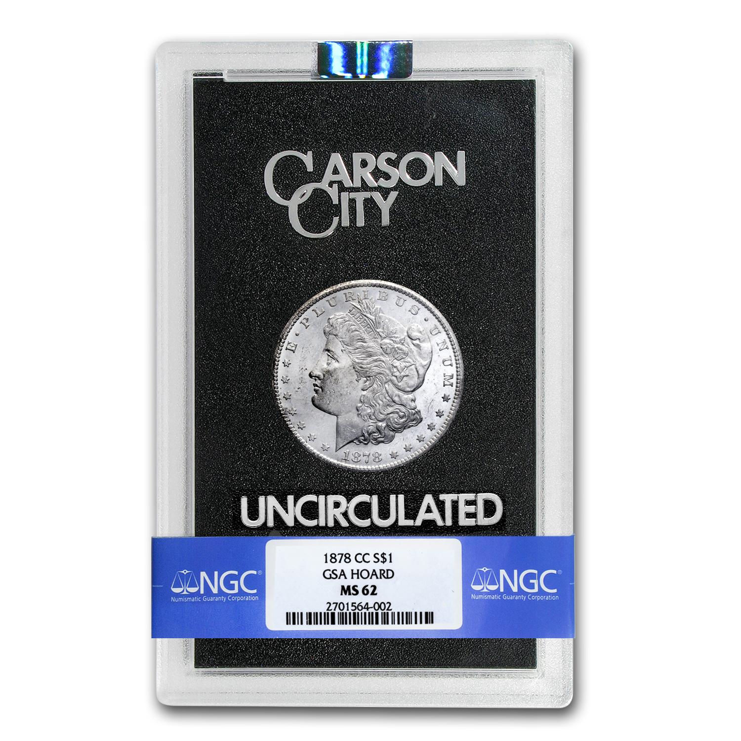 Buy 1878-CC Morgan Dollar MS-62 NGC (GSA)