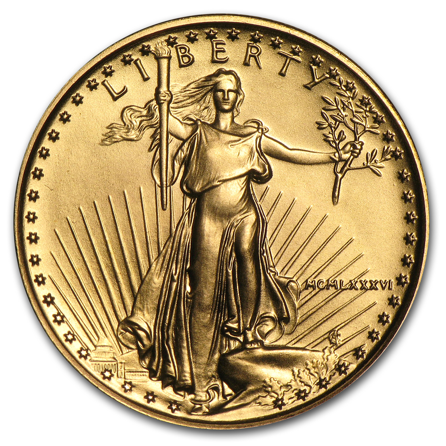 Buy 1986 1/4 oz American Gold Eagle BU (MCMLXXXVI)