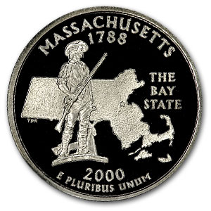 Buy 2000-S Massachusetts State Quarter Gem Proof