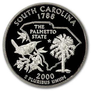Buy 2000-S South Carolina State Quarter Gem Proof