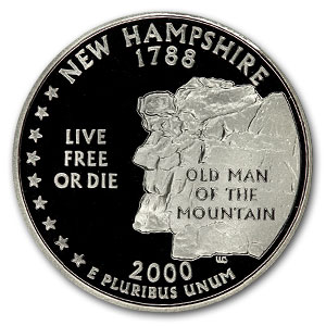Buy 2000-S New Hampshire State Quarter Gem Proof