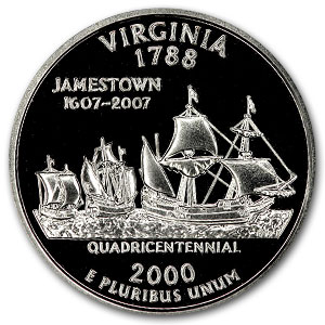Buy 2000-S Virginia State Quarter Gem Proof